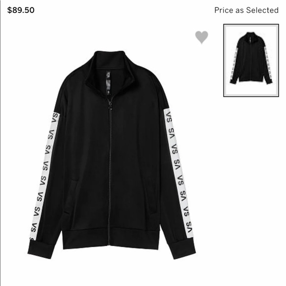 VS BOYFRIEND TRACK PANT FULL ZIP JACKET SZ M - Picture 11 of 14